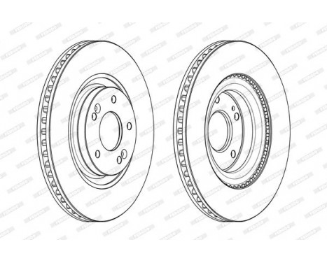 Brake Disc PREMIER DDF2199C Ferodo