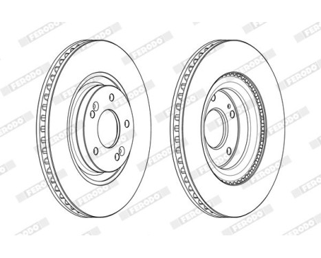 Brake Disc PREMIER DDF2199C Ferodo