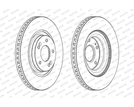 Brake Disc PREMIER DDF2199C Ferodo