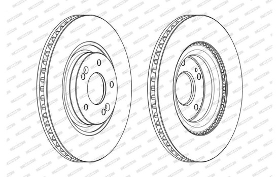 Brake Disc PREMIER DDF2199C Ferodo