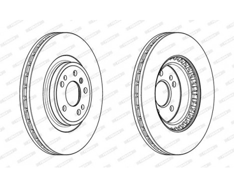 Brake Disc PREMIER DDF2203C-1 Ferodo