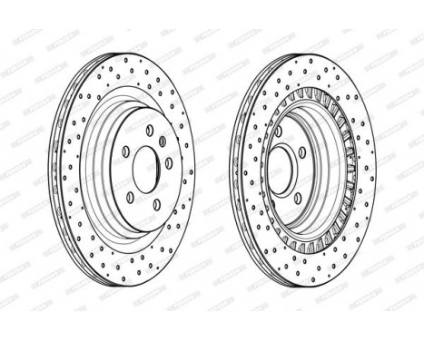 Brake Disc PREMIER DDF2205C Ferodo