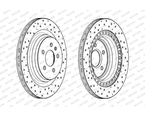 Brake Disc PREMIER DDF2205C Ferodo, Image 2