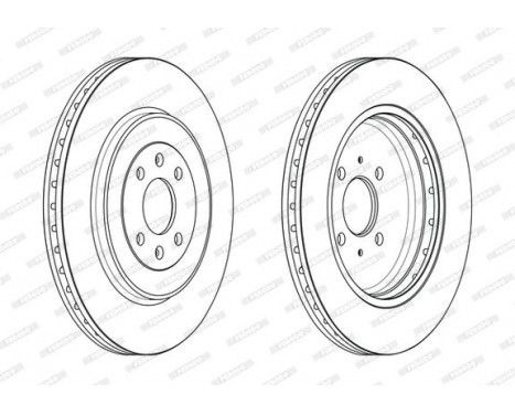 Brake Disc PREMIER DDF2226C Ferodo