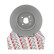 Brake Disc PREMIER DDF2226C Ferodo, Thumbnail 3