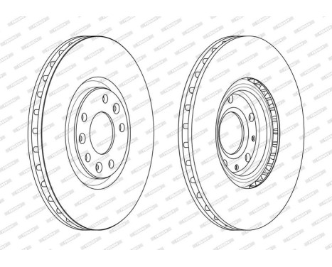 Brake Disc PREMIER DDF2237C Ferodo, Image 2