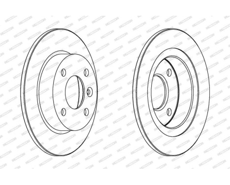 Brake Disc PREMIER DDF226 Ferodo, Image 2