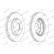 Brake Disc PREMIER DDF2262C Ferodo, Thumbnail 2