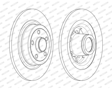 Brake Disc PREMIER DDF2264-1 Ferodo, Image 2