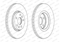 Brake Disc PREMIER DDF2266C Ferodo