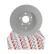 Brake Disc PREMIER DDF2268C Ferodo, Thumbnail 3
