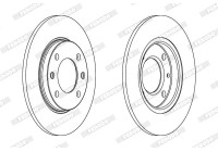 Brake Disc PREMIER DDF244 Ferodo