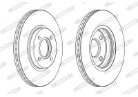 Brake Disc PREMIER DDF2461C Ferodo