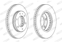 Brake Disc PREMIER DDF2462C-1 Ferodo