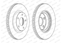 Brake Disc PREMIER DDF2465C Ferodo