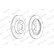 Brake Disc PREMIER DDF2467C Ferodo, Thumbnail 2