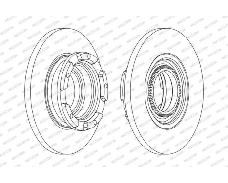 Brake Disc PREMIER DDF2472 Ferodo, Image 2