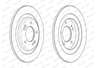 Brake Disc PREMIER DDF2482C Ferodo