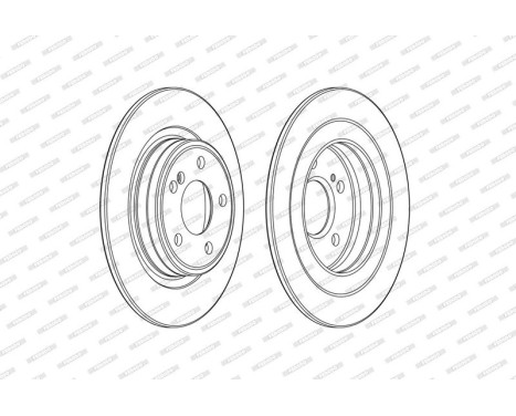 Brake Disc PREMIER DDF2486C Ferodo, Image 2