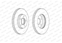 Brake Disc PREMIER DDF2509C Ferodo