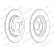 Brake Disc PREMIER DDF2524C Ferodo, Thumbnail 2