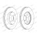 Brake Disc PREMIER DDF2548C Ferodo, Thumbnail 2