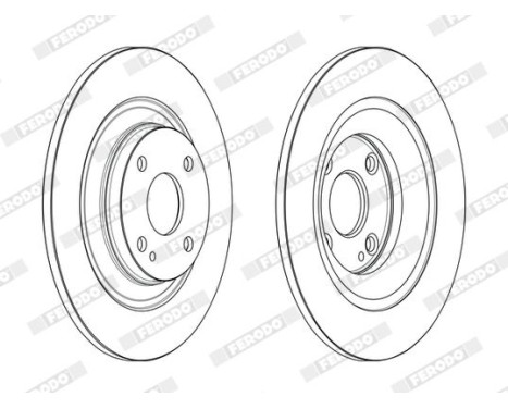 Brake Disc PREMIER DDF2593C Ferodo, Image 2