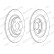 Brake Disc PREMIER DDF2593C Ferodo, Thumbnail 2