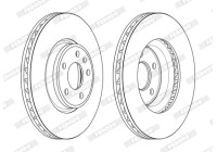 Brake Disc PREMIER DDF2596C-1 Ferodo