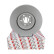 Brake Disc PREMIER DDF2598C-1 Ferodo, Thumbnail 3
