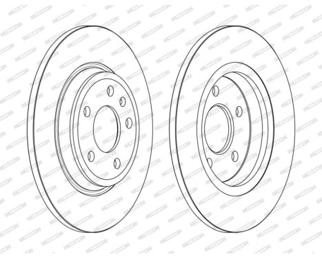 Brake Disc PREMIER DDF2599C Ferodo, Image 2