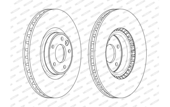Brake Disc PREMIER DDF2601C-1 Ferodo