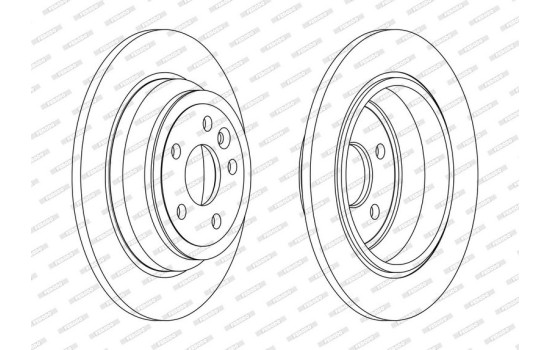 Brake Disc PREMIER DDF2607C Ferodo, Image 2