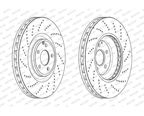 Brake Disc PREMIER DDF2610C-1 Ferodo, Image 2