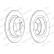 Brake Disc PREMIER DDF2612C Ferodo, Thumbnail 2