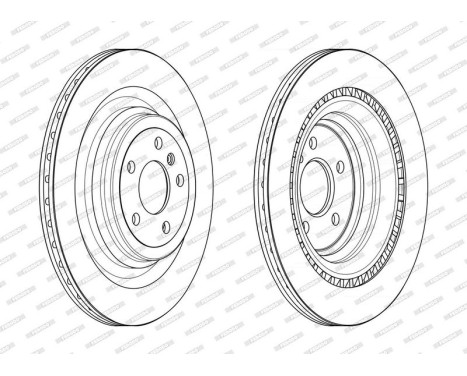 Brake Disc PREMIER DDF2630C Ferodo, Image 2
