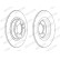 Brake Disc PREMIER DDF2633C Ferodo, Thumbnail 2