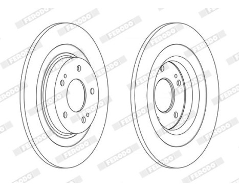 Brake Disc PREMIER DDF2652C Ferodo, Image 2