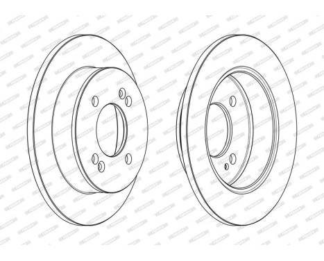 Brake Disc PREMIER DDF2655C Ferodo, Image 2