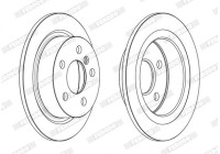 Brake Disc PREMIER DDF2656C Ferodo