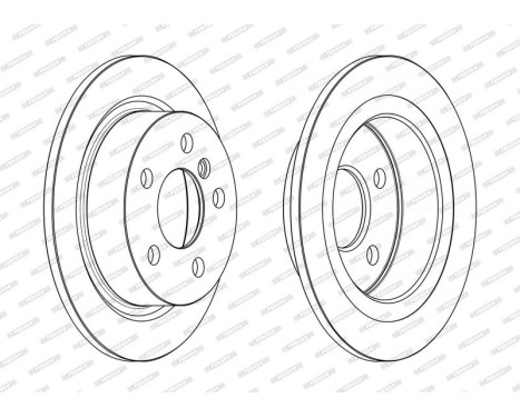 Brake Disc PREMIER DDF2656C Ferodo, Image 2
