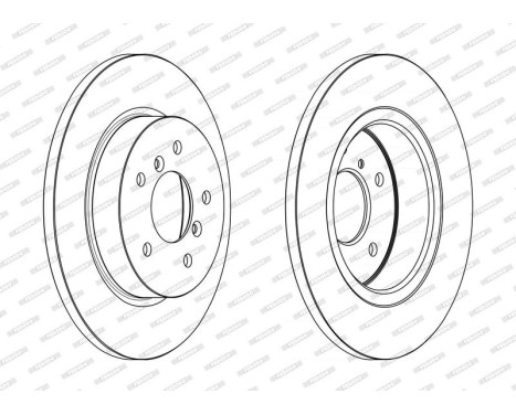 Brake Disc PREMIER DDF2683C Ferodo, Image 2