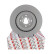 Brake Disc PREMIER DDF2784C Ferodo, Thumbnail 4