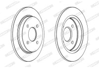 Brake Disc PREMIER DDF281 Ferodo