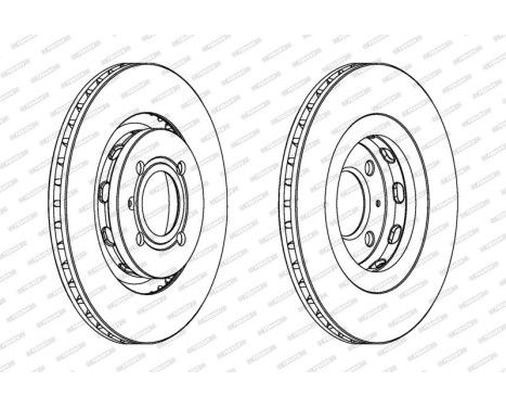 Brake Disc PREMIER DDF339 Ferodo, Image 2