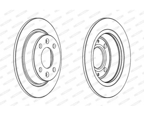 Brake Disc PREMIER DDF355 Ferodo