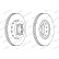 Brake Disc PREMIER DDF471 Ferodo, Thumbnail 2