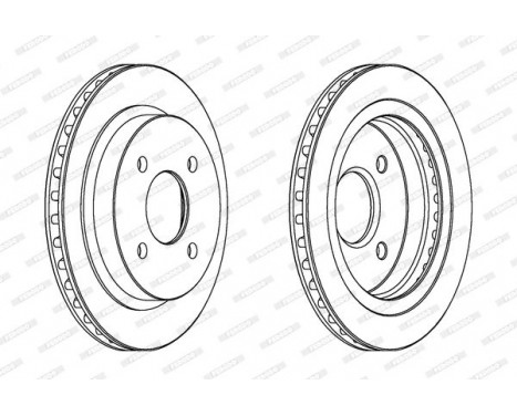 Brake Disc PREMIER DDF479 Ferodo