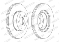 Brake Disc PREMIER DDF485C Ferodo