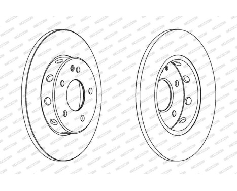 Brake Disc PREMIER DDF540 Ferodo